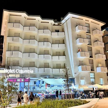 Hotel Columbia Frontemare Ріміні Екстер'єр фото