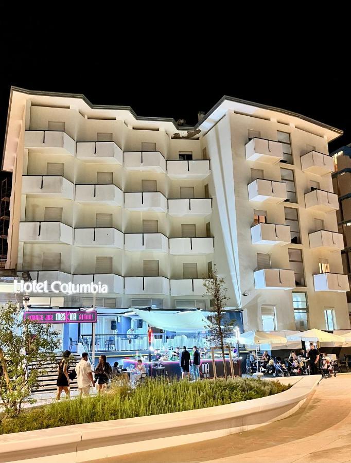 Hotel Columbia Frontemare Ріміні Екстер'єр фото